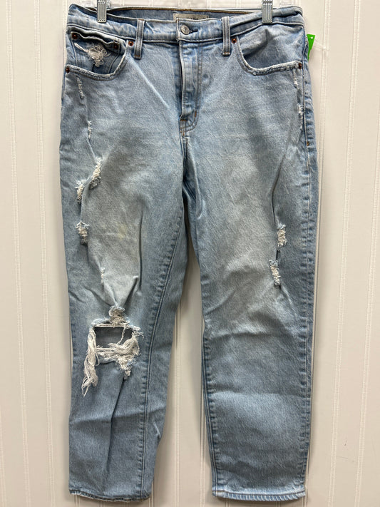 Jeans Boyfriend By Abercrombie And Fitch In Blue Denim, Size:8