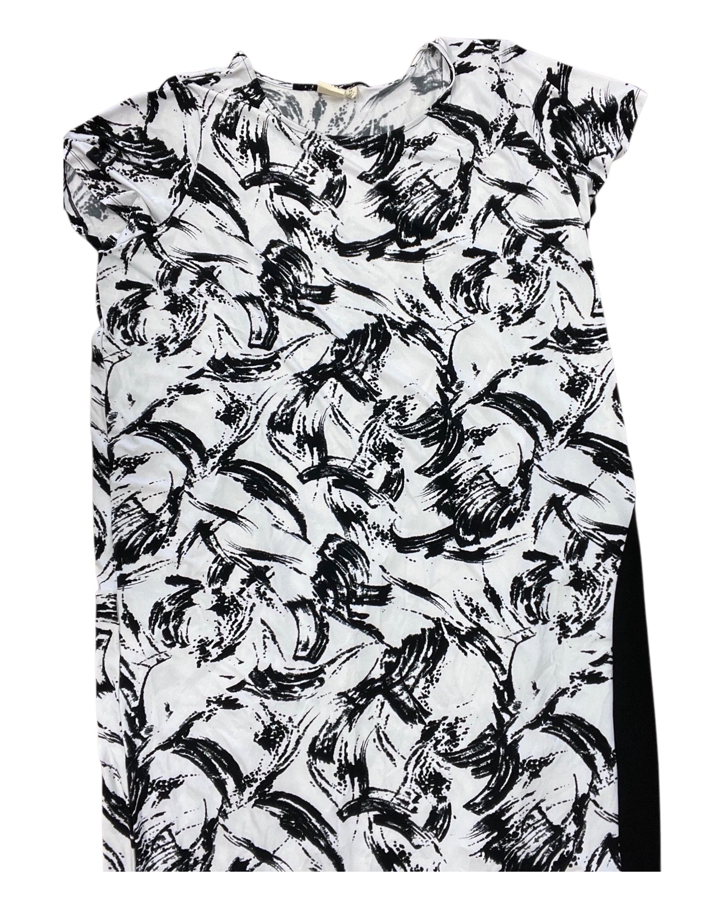 Dress Casual Maxi By Clothes Mentor In Black & White, Size:3