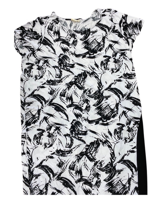 Dress Casual Maxi By Clothes Mentor In Black & White, Size:3