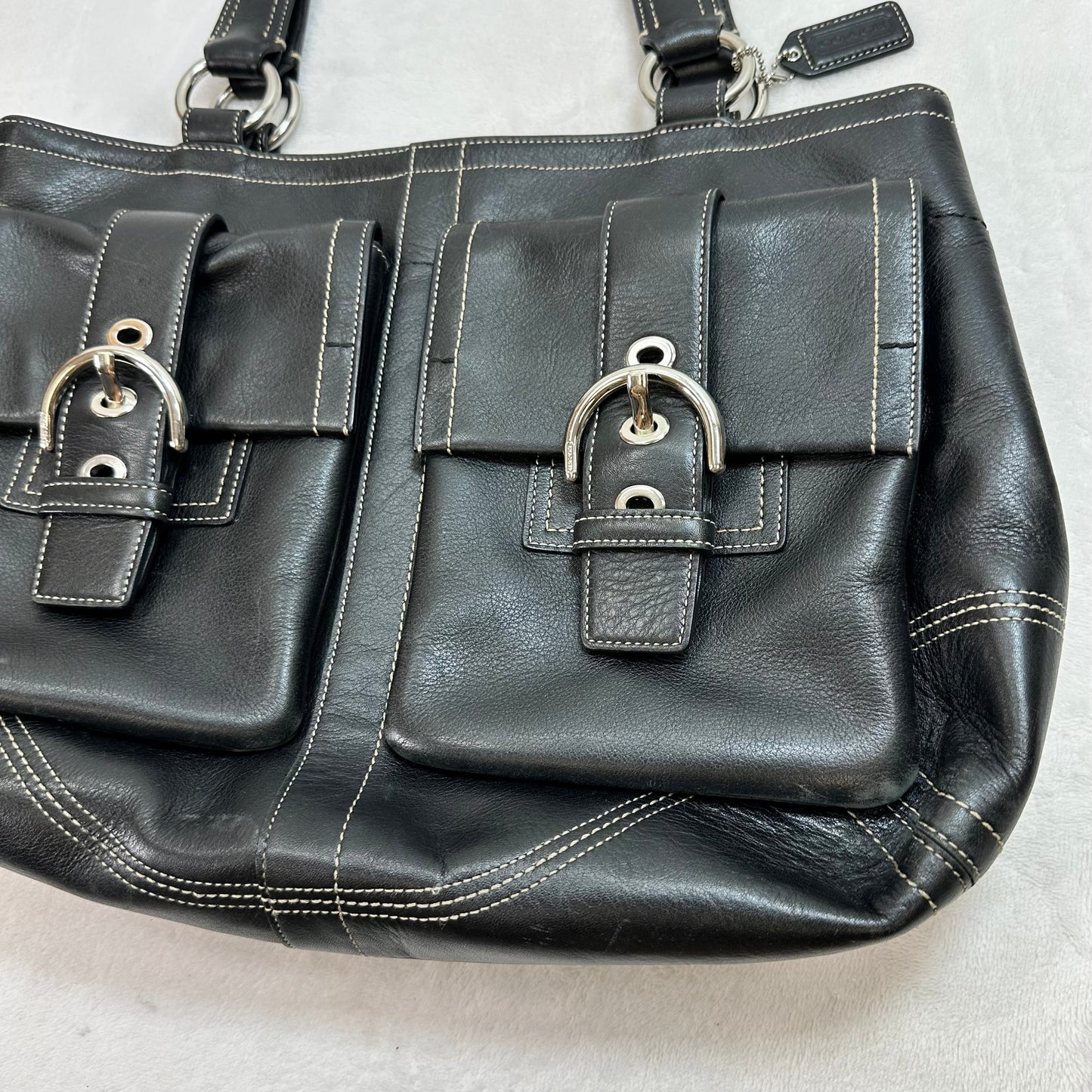 Handbag Designer By Coach, Size: Large