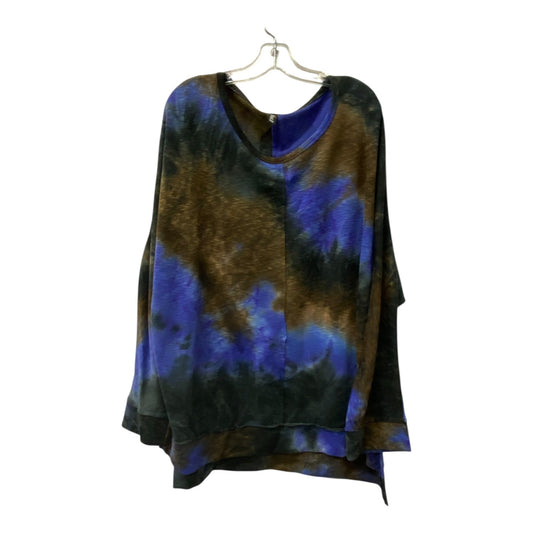 Top Ls By Cme In Blue & Brown, Size:2X