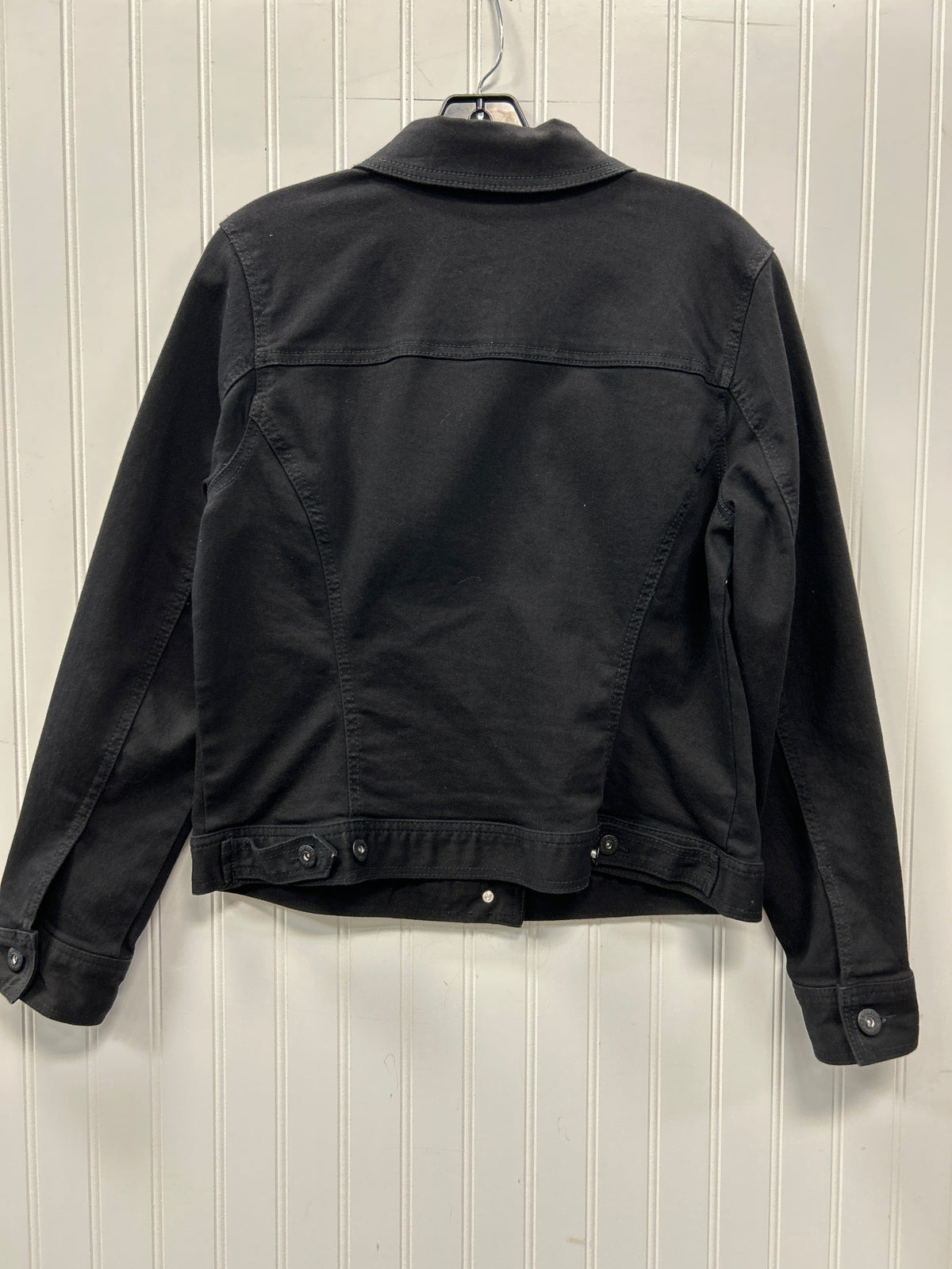 Jacket Denim By Style And Company In Black, Size:M