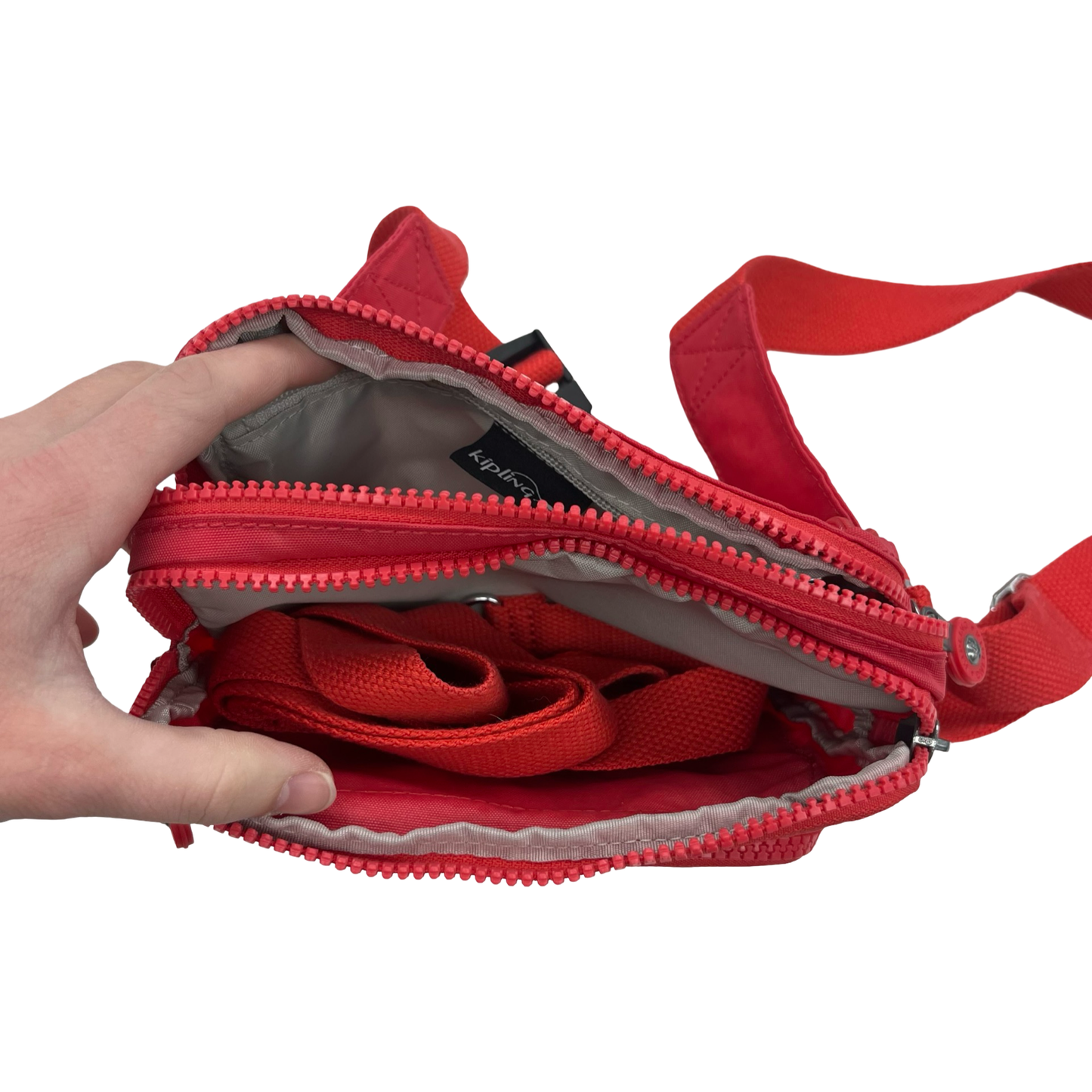 Crossbody By Kipling In Red, Size:Small