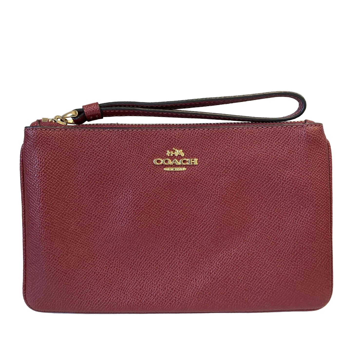 Wristlet Designer By Coach In Red, Size:Small