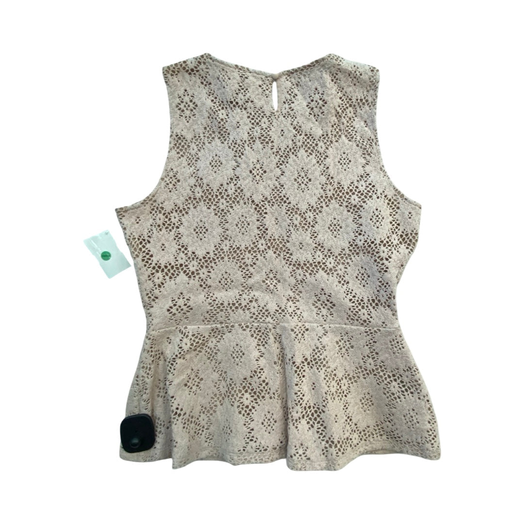 Top Sleeveless By Bcbgmaxazria In Pink, Size:M