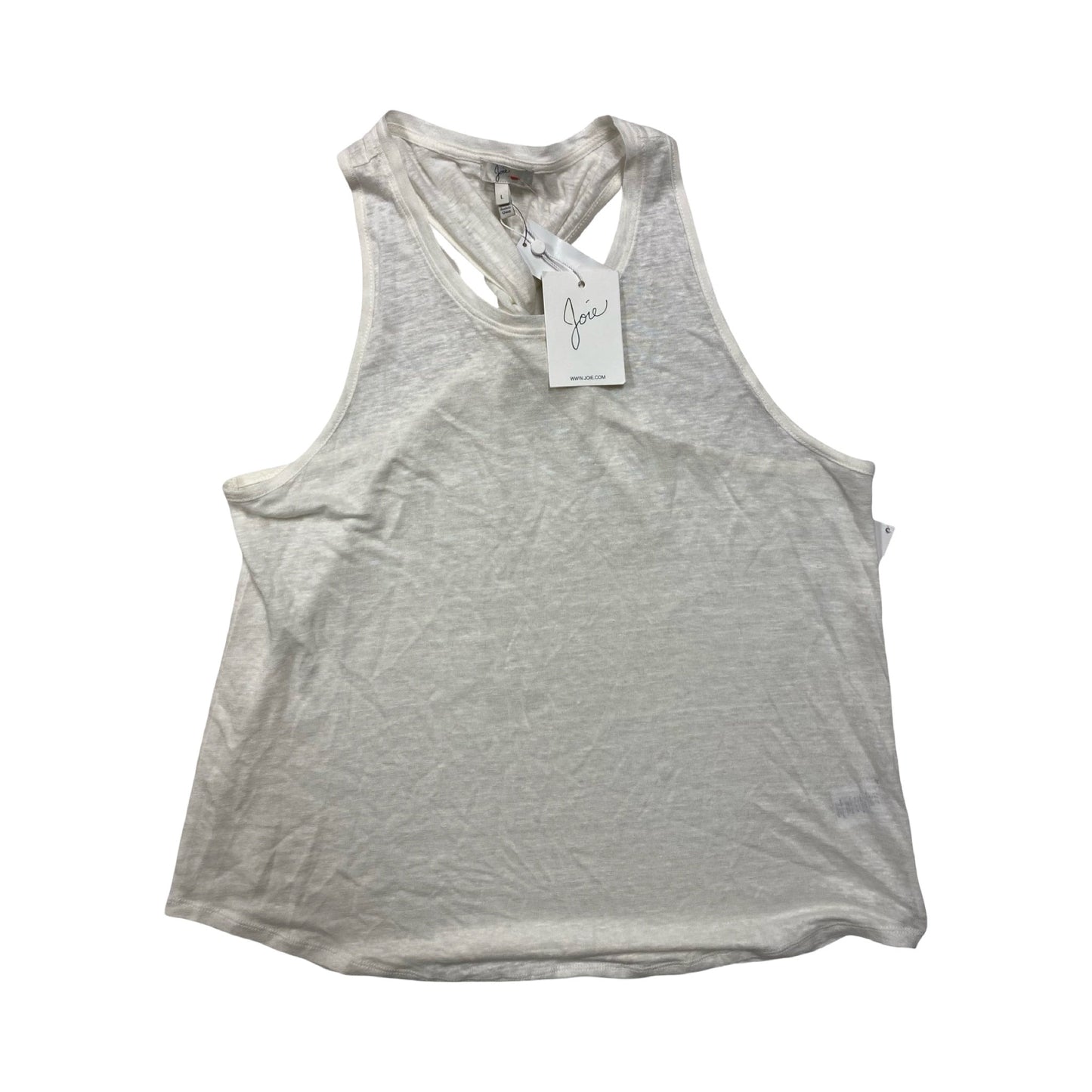 Top Sleeveless By Joie In White, Size:L