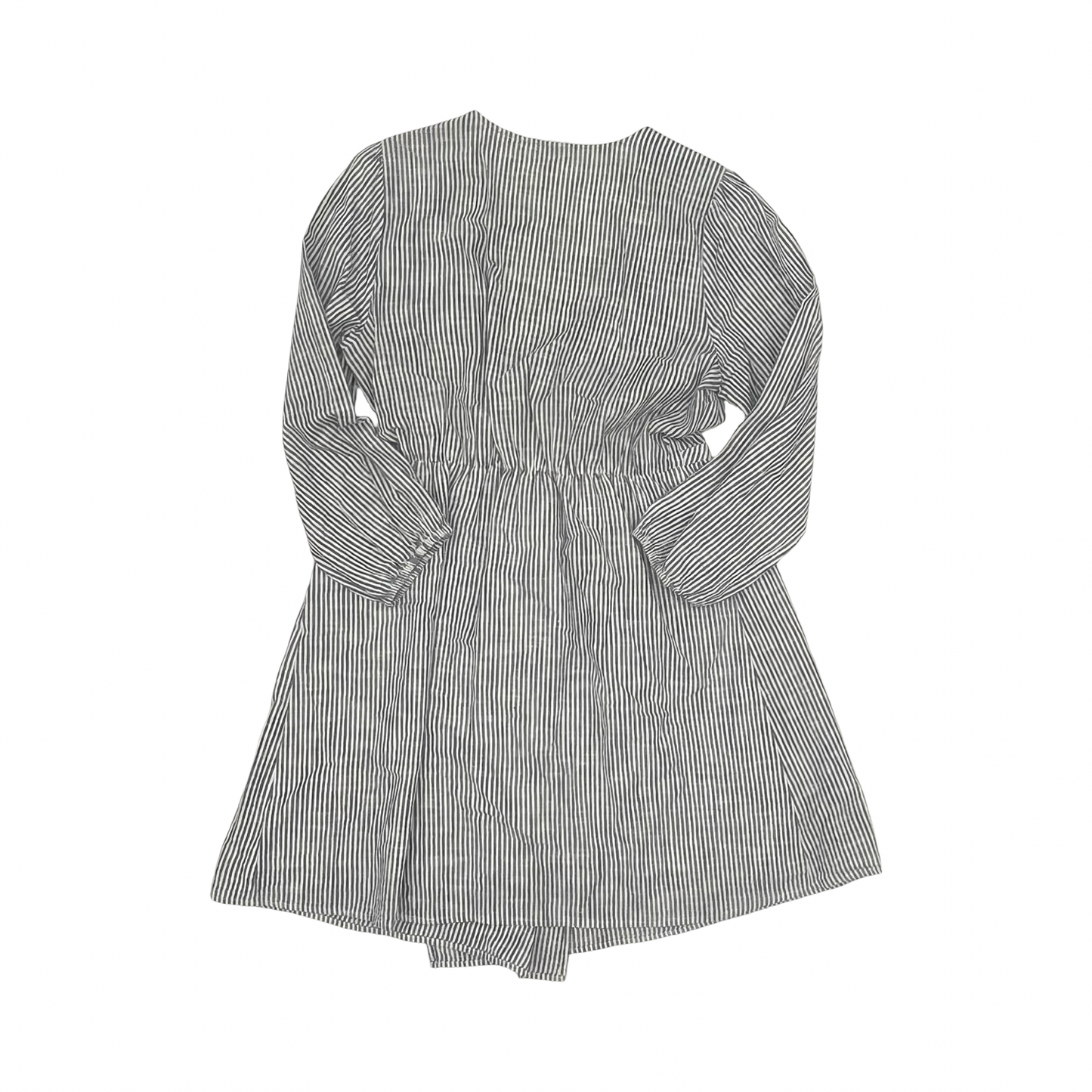 Dress Casual Midi By Old Navy In Blue & White, Size:L