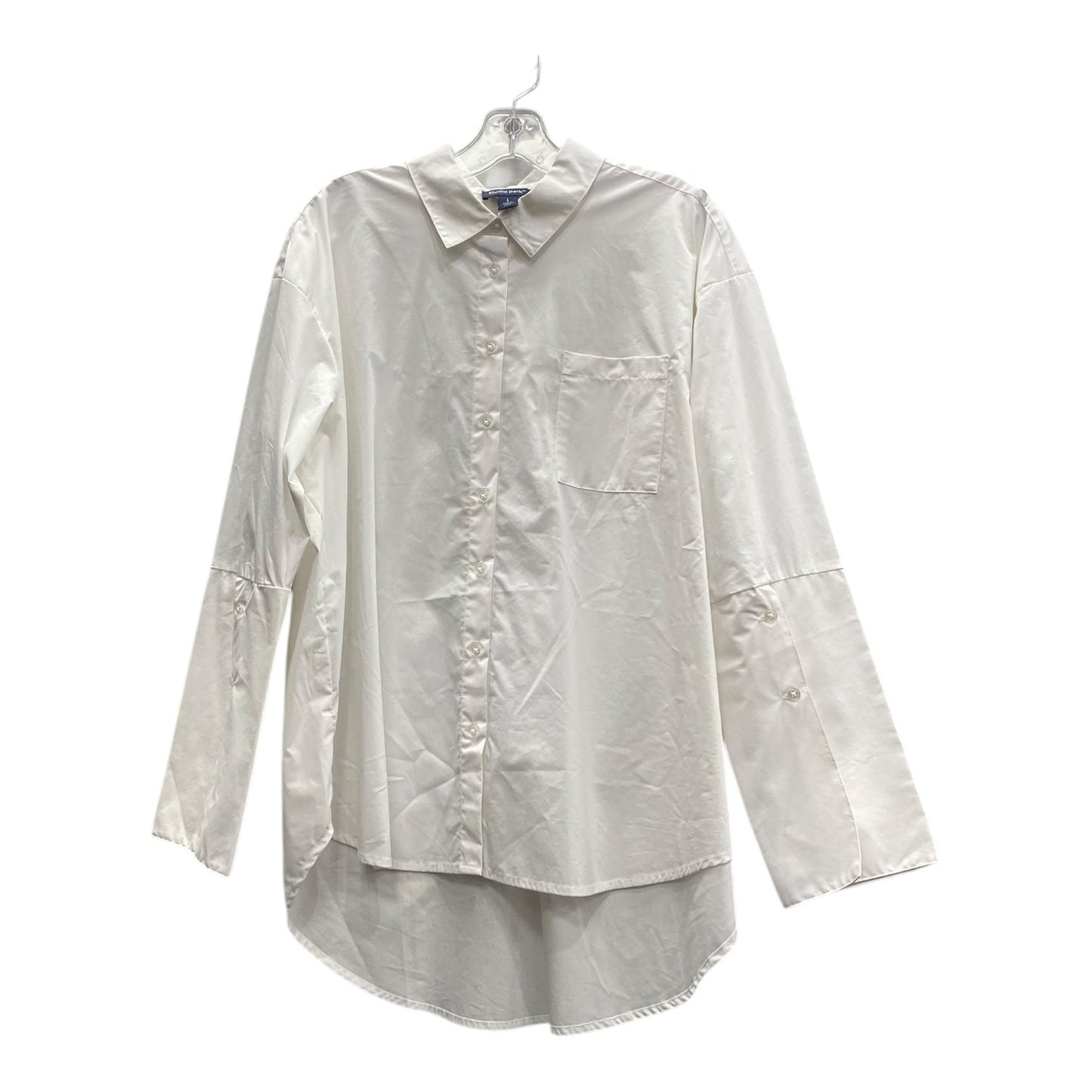 Blouse Ls By studio park  In White, Size:L