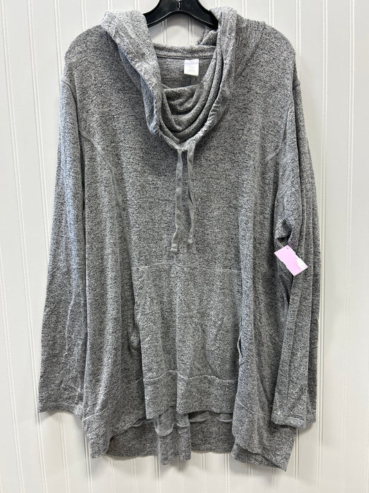 Top Ls By Livi Active In Grey, Size:2X
