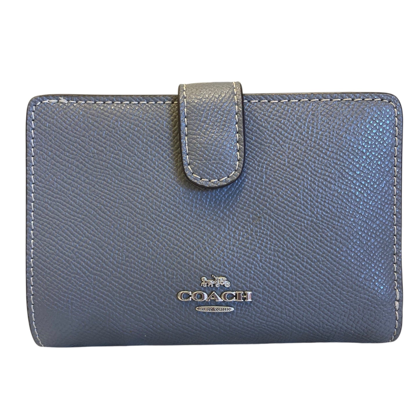 Wallet Designer By Coach In Grey, Size:Small