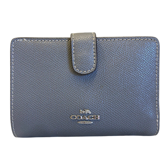 Wallet Designer By Coach In Grey, Size:Small