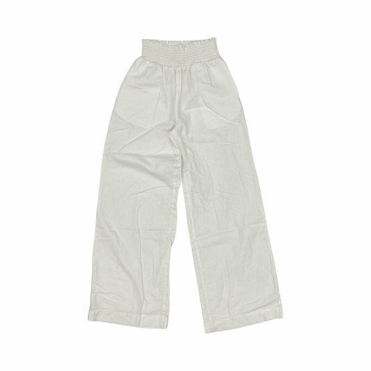 Pants Linen By Love Tree In White, Size:M