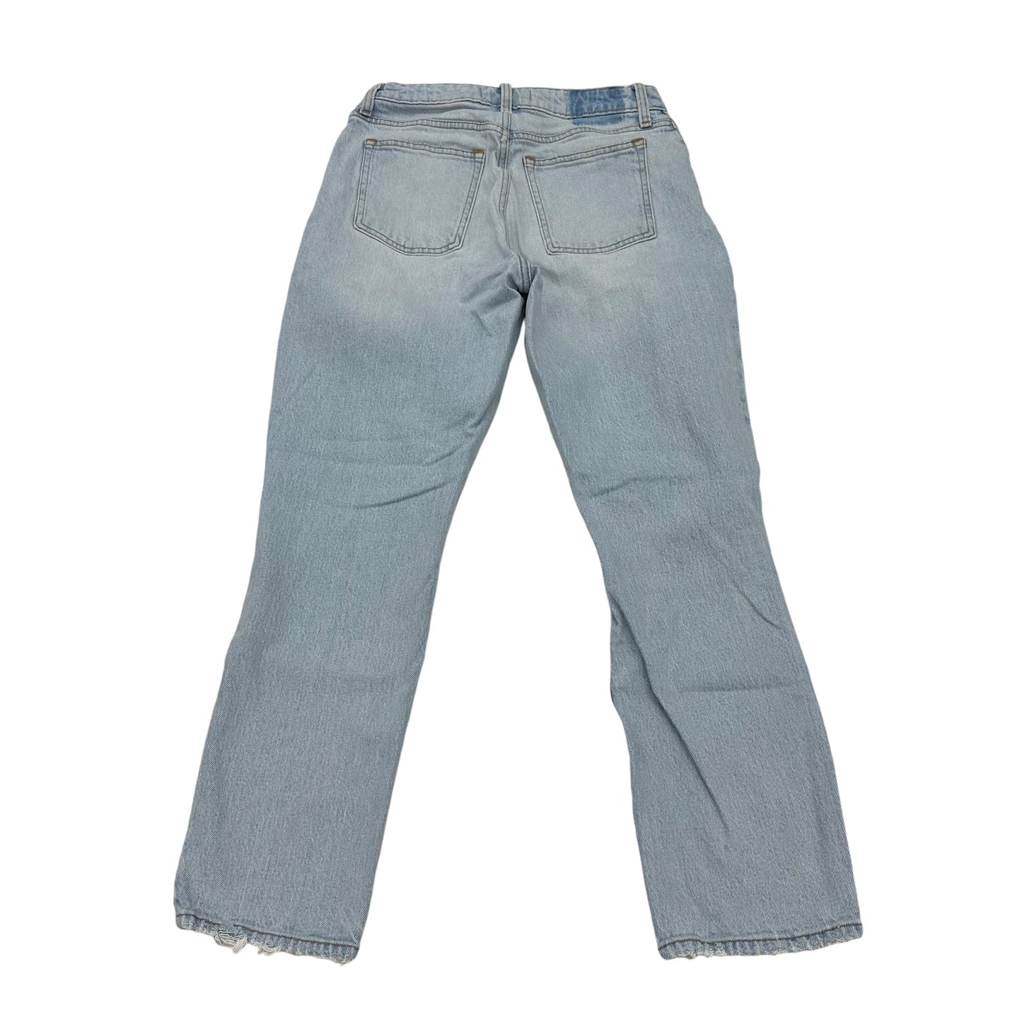 Jeans Straight By Abercrombie And Fitch In Blue Denim, Size:4