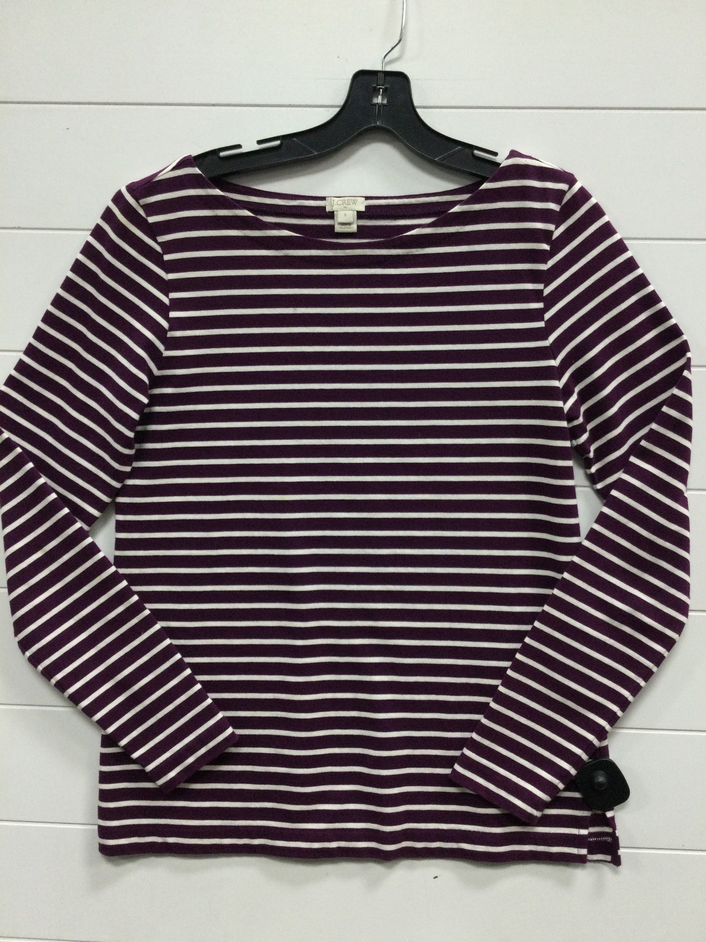 Top Ls By J. Crew In Purple, Size:S