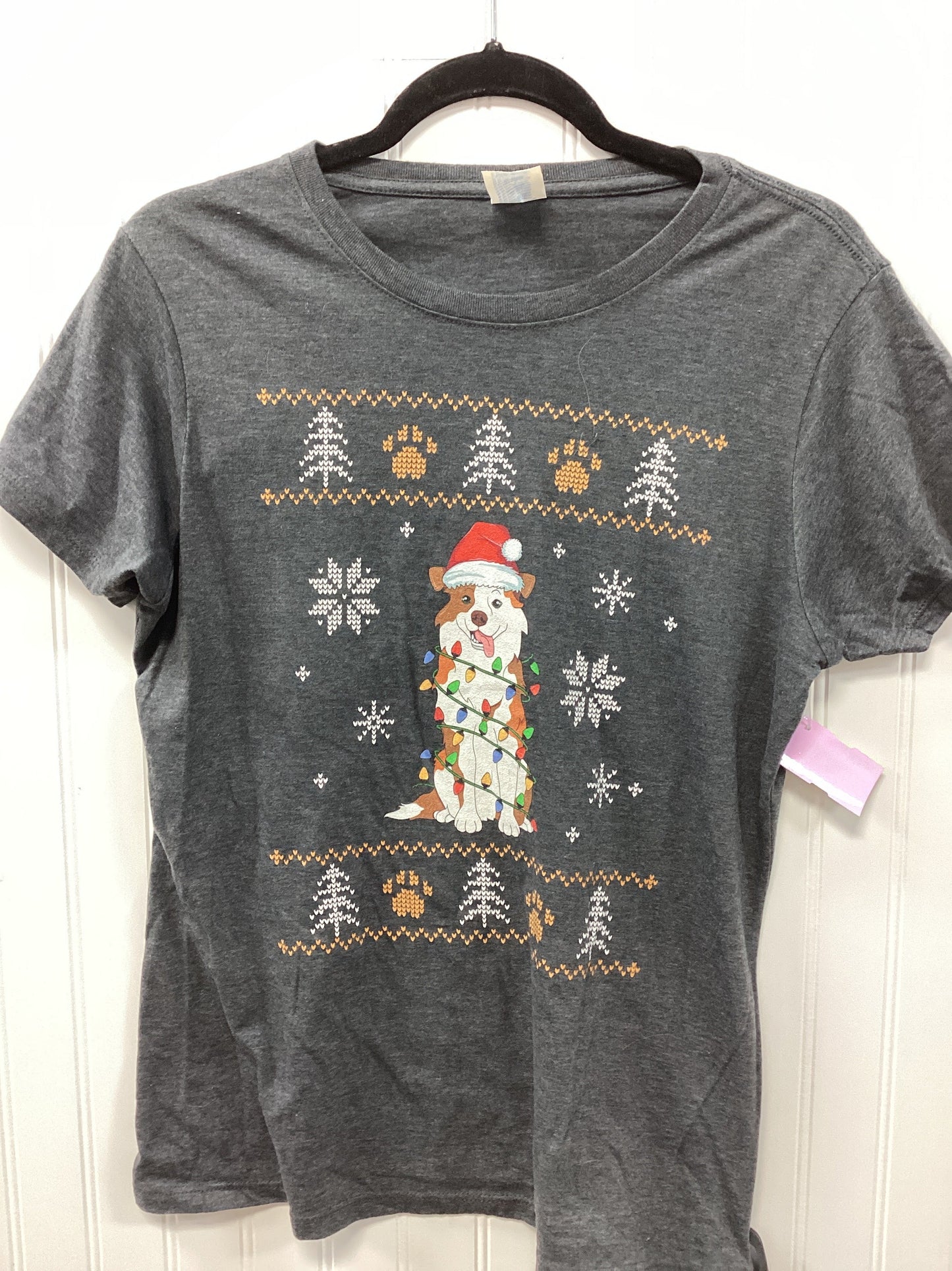 Top Ss By Clothes Mentor In Grey, Size:L