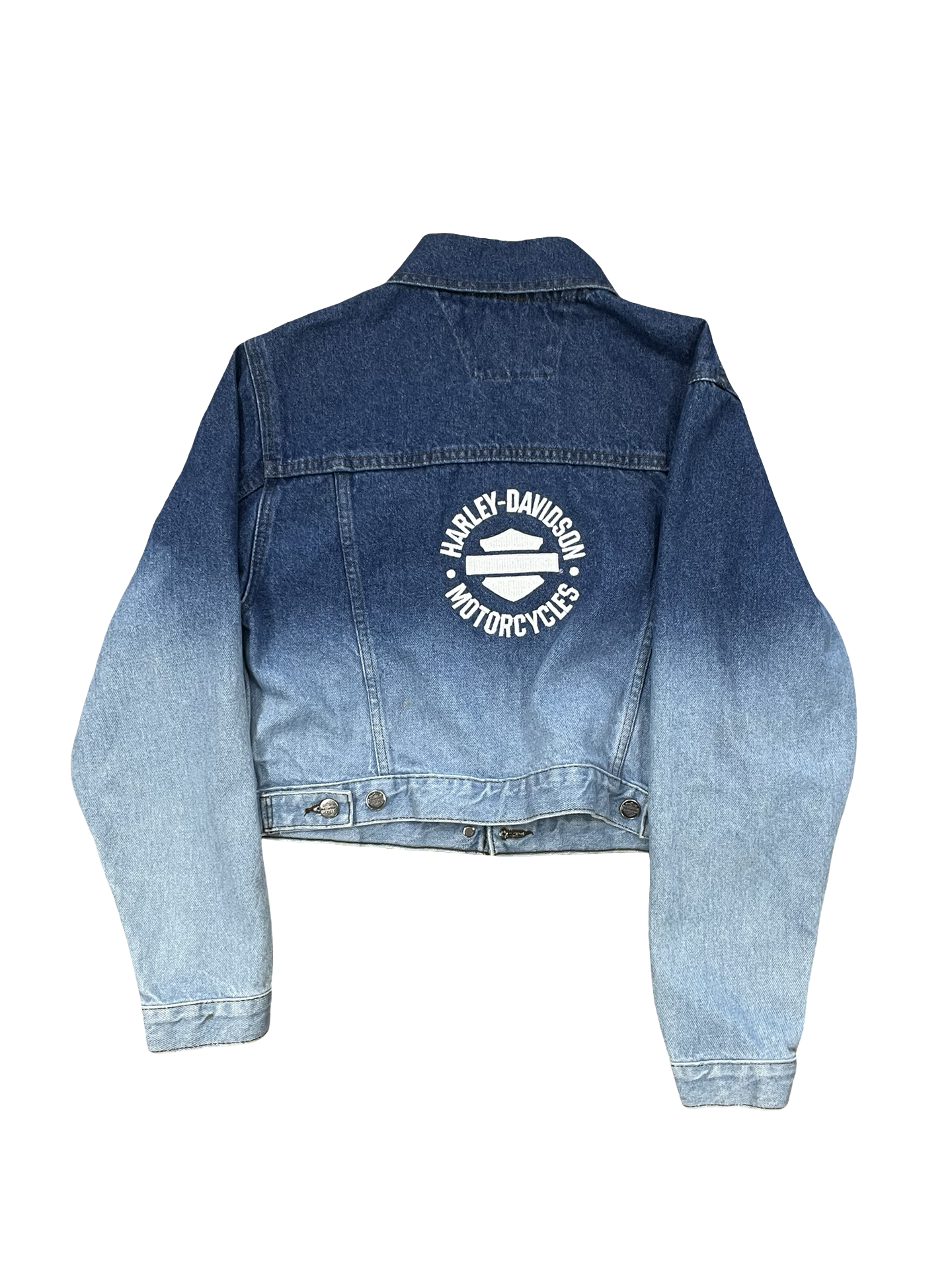 Jacket Denim By Harley Davidson In Blue Denim, Size:M