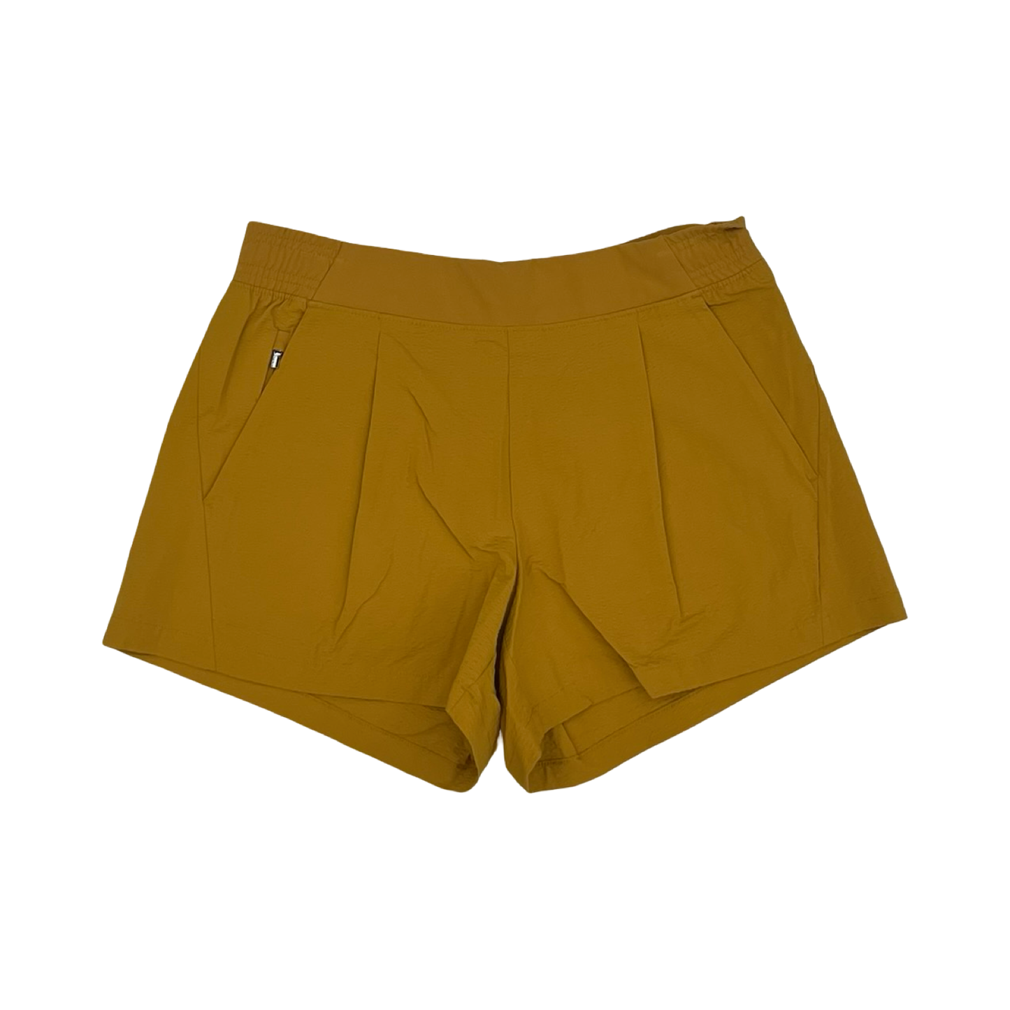 Athletic Shorts By Athleta In Gold, Size:8