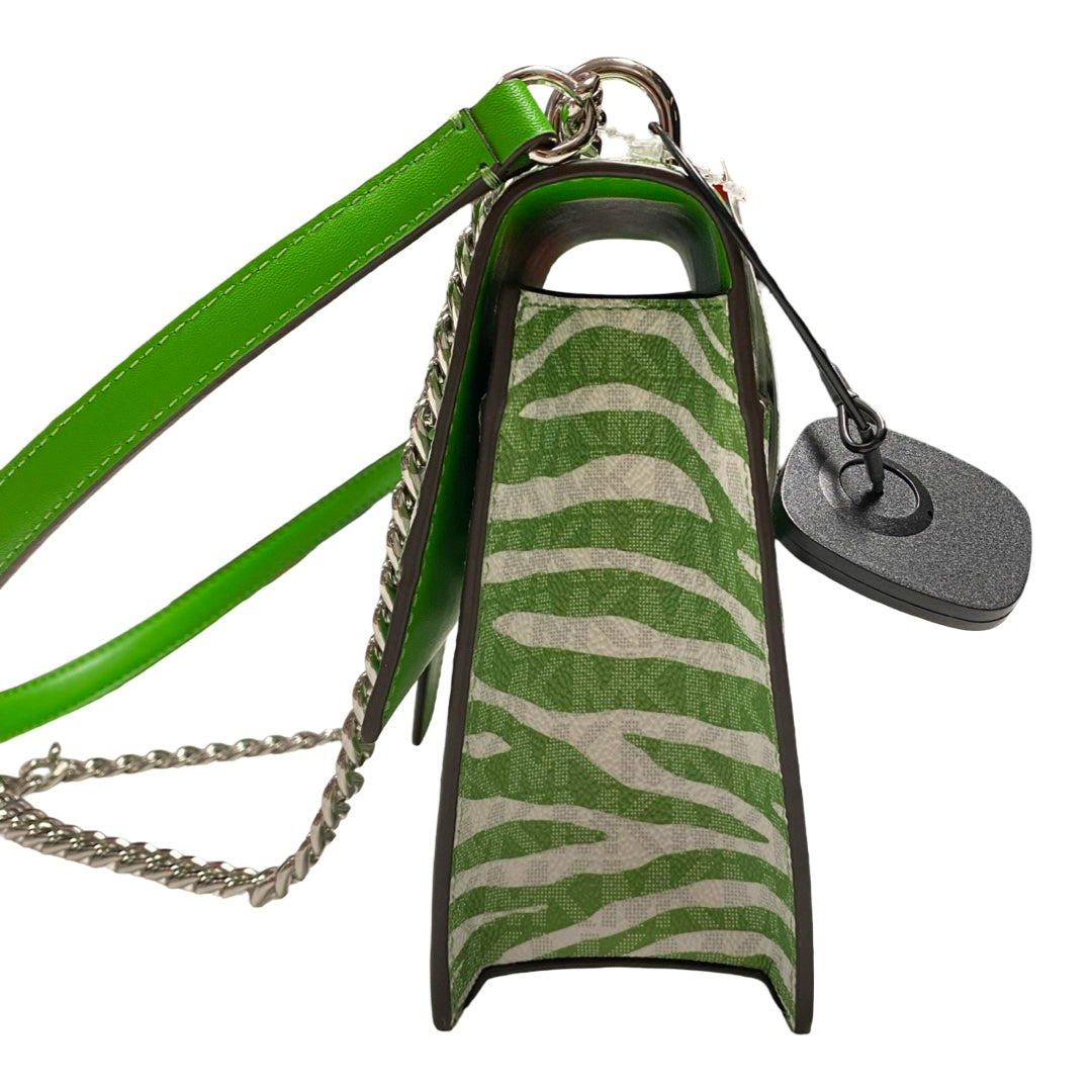 Handbag Designer By Michael Kors In Green, Size:Small