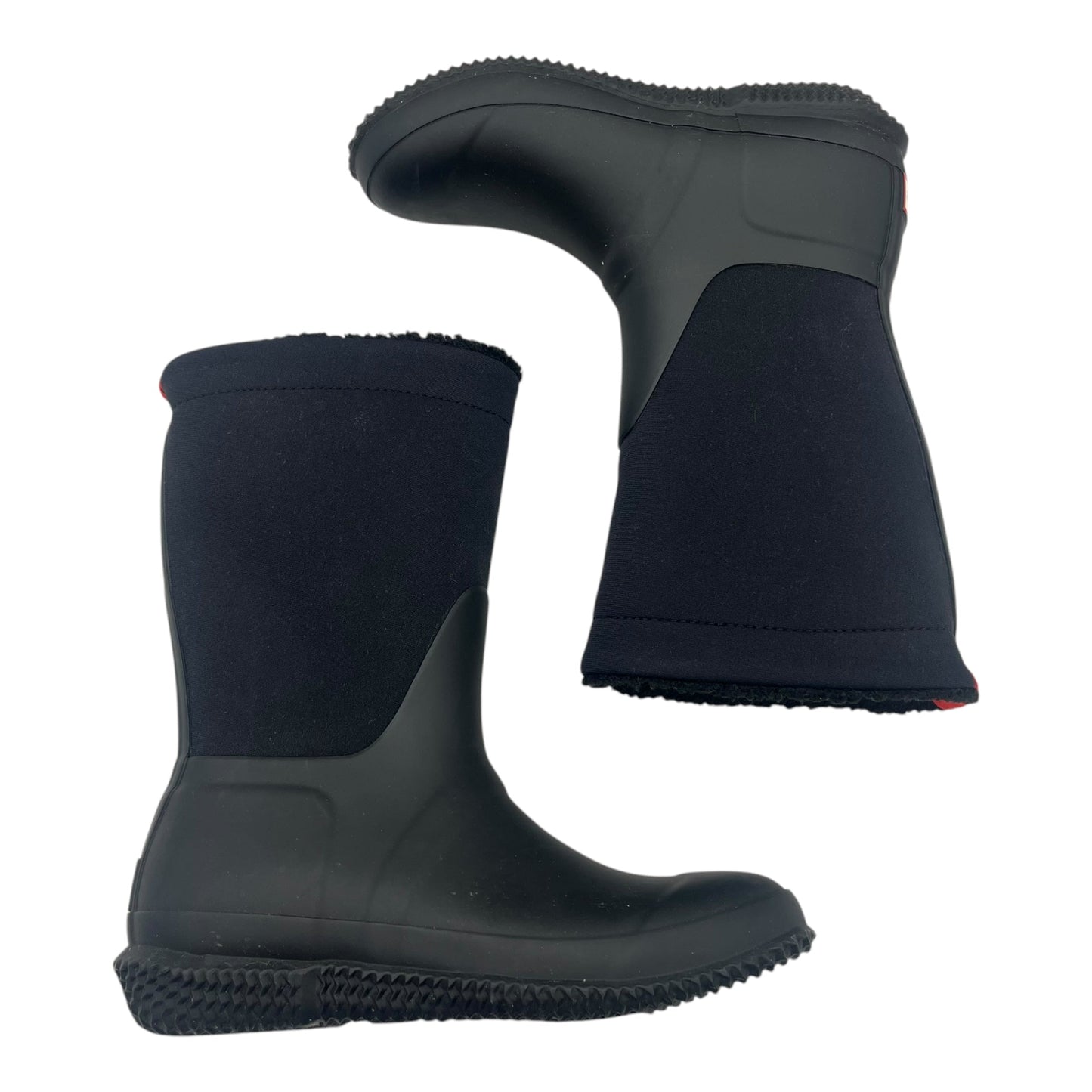 Boots Rain By Hunter In Black, Size:5