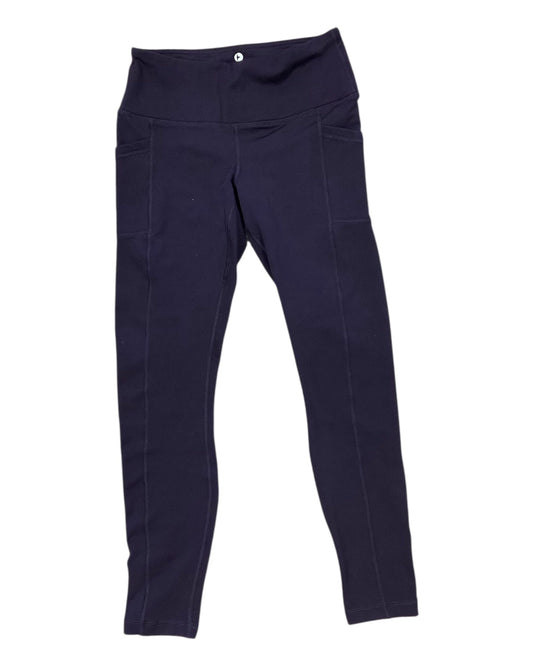 Athletic Leggings By 90 Degrees By Reflex In Purple, Size:S