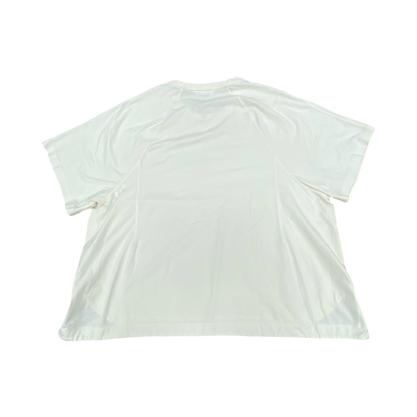 Athletic Top Ss By Athleta In Cream, Size:Xl