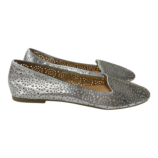 Shoes Flats By American Eagle In Silver, Size:10