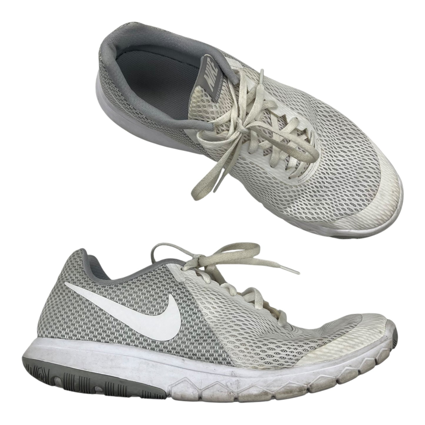 Shoes Athletic By Nike In Cream & Grey, Size:9.5