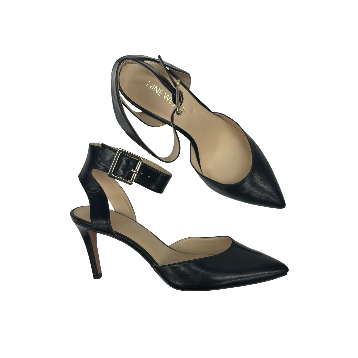 Shoes Heels Stiletto By Nine West In Black, Size:6.5