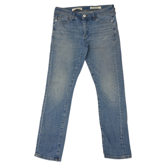 Jeans Straight By Pilcro In Blue, Size:4