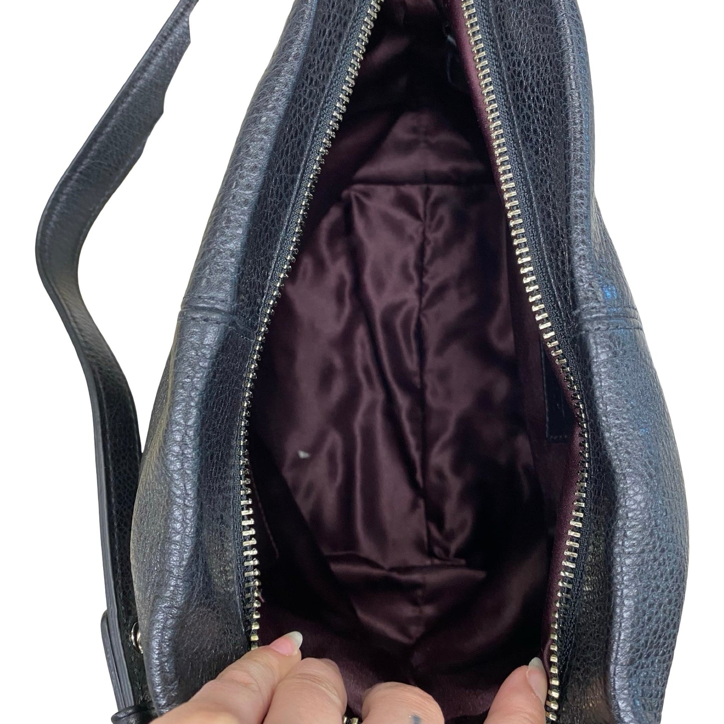 Handbag Designer By Coach In Black & Grey, Size:Large