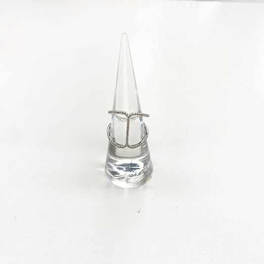 Ring Other By Cmf In Silver, Size:7