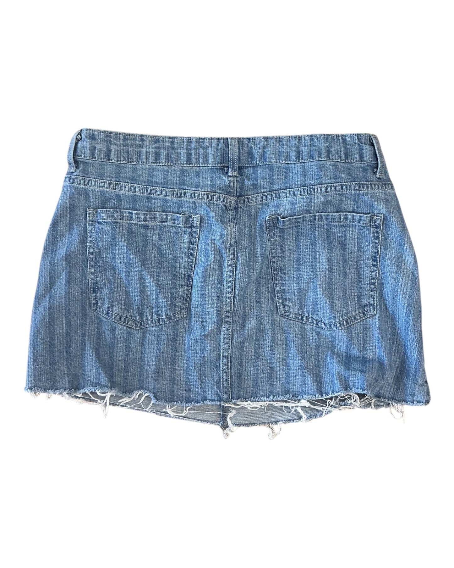 Skirt Mini & Short By No Boundaries In Blue Denim, Size:M