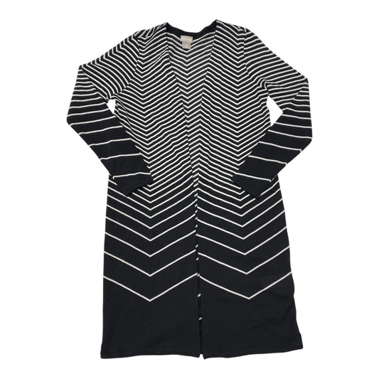 Cardigan By Chicos In Black & White, Size:S