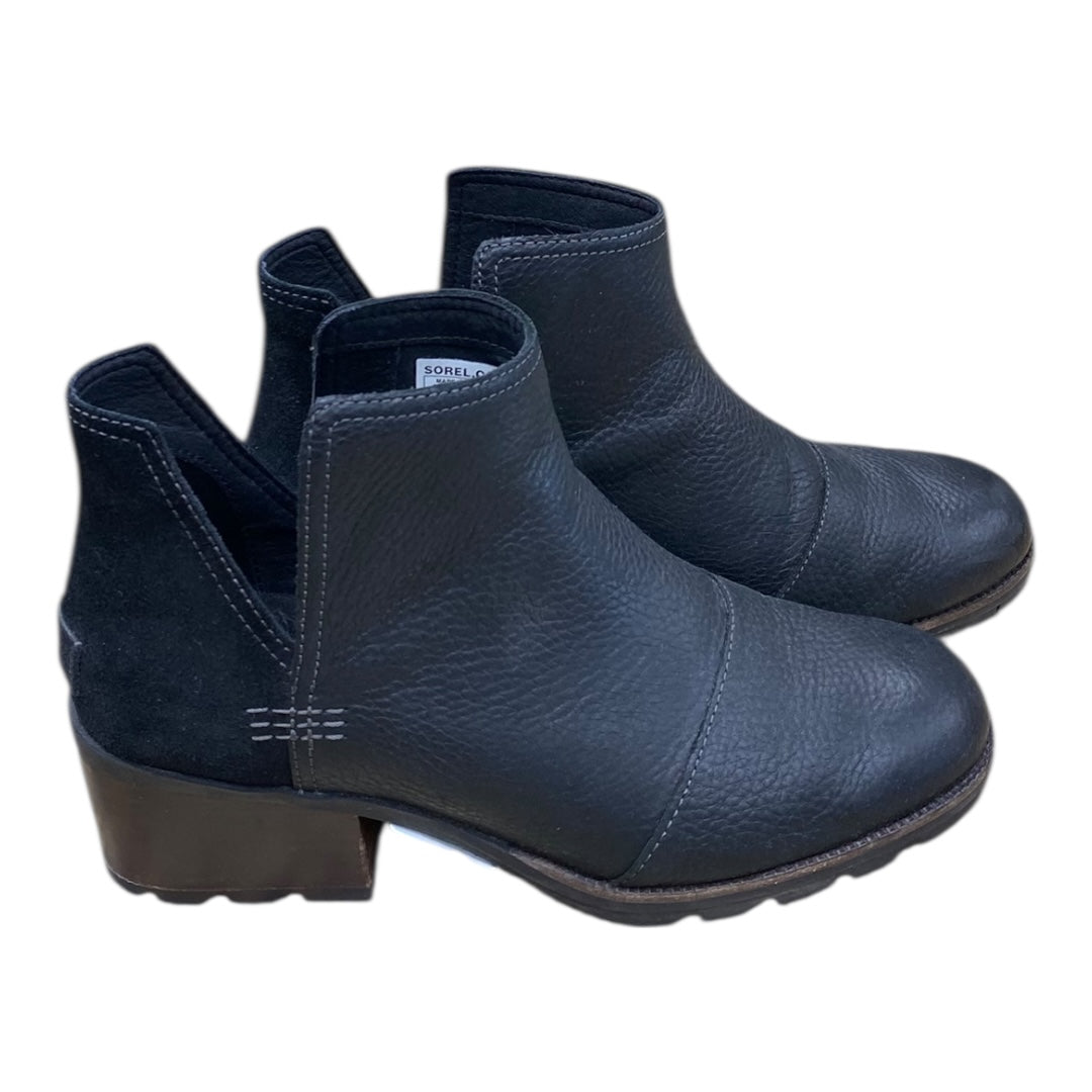 Boots Designer By Sorel In Black, Size:9