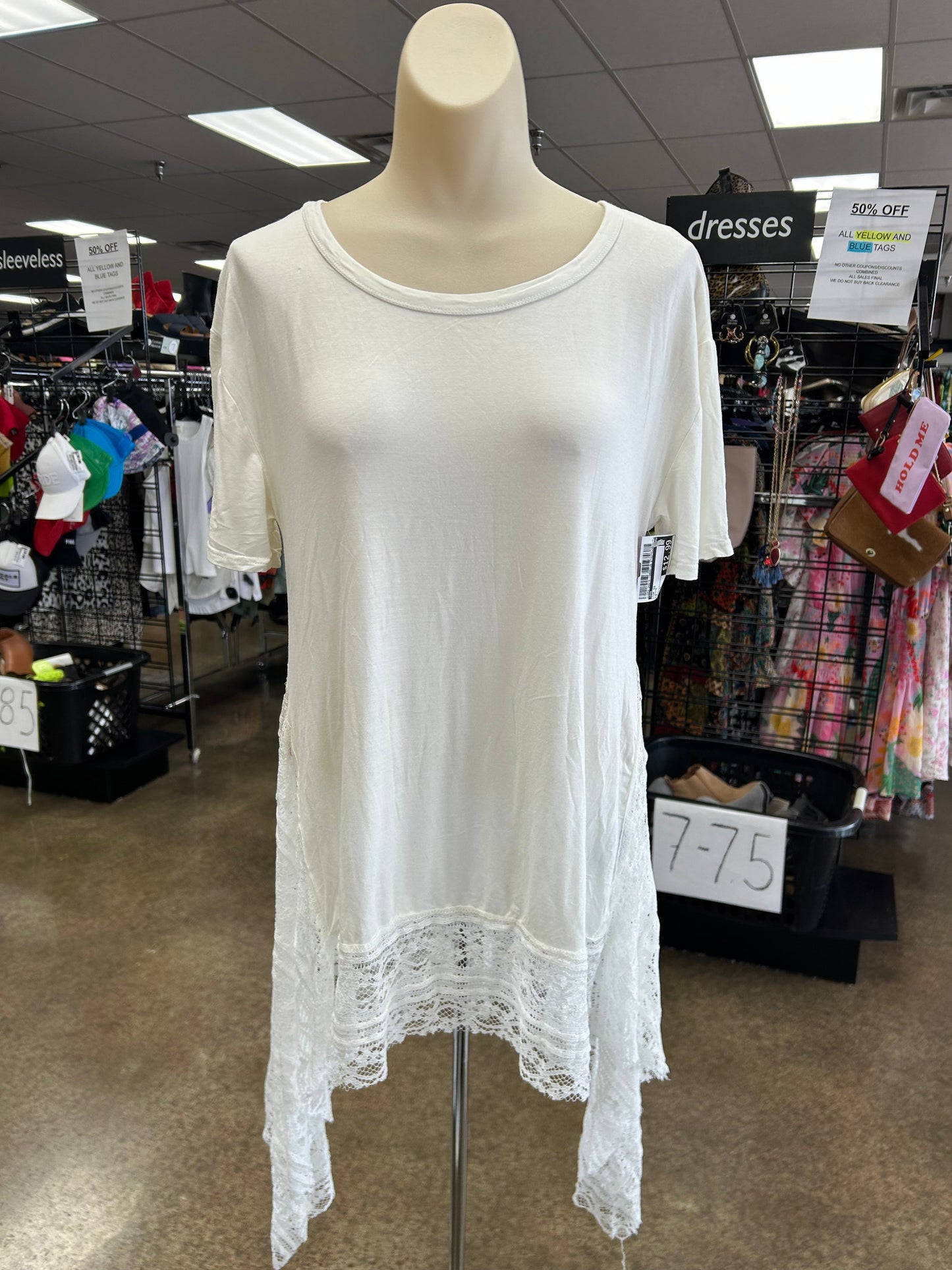 Top Ss By Pol In White, Size:S