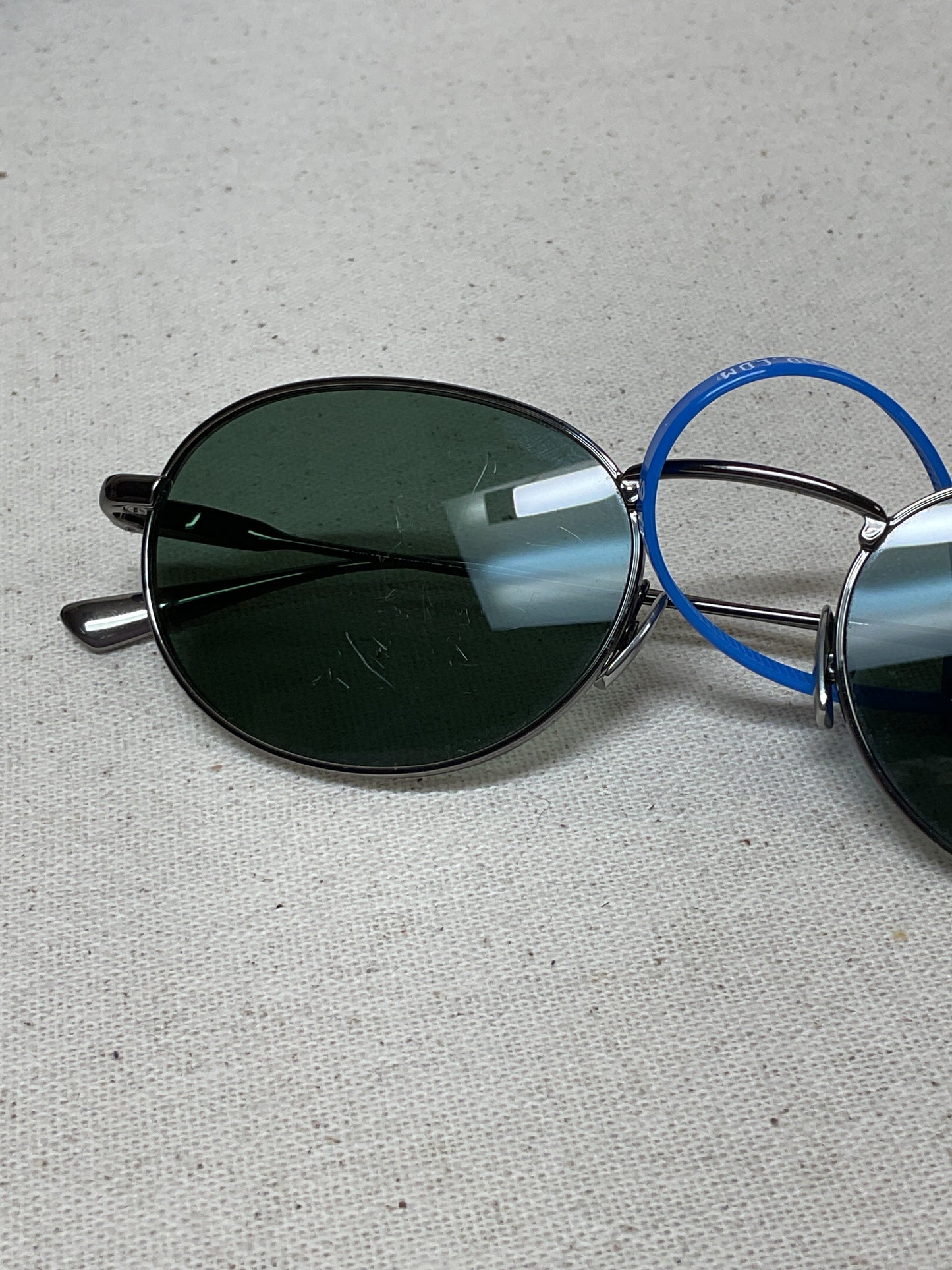 Sunglasses Luxury Designer By Yves Saint Laurent In Silver -as is