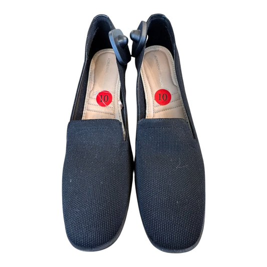 Shoes Heels Block By Adrienne Vittadini In Black, Size:10