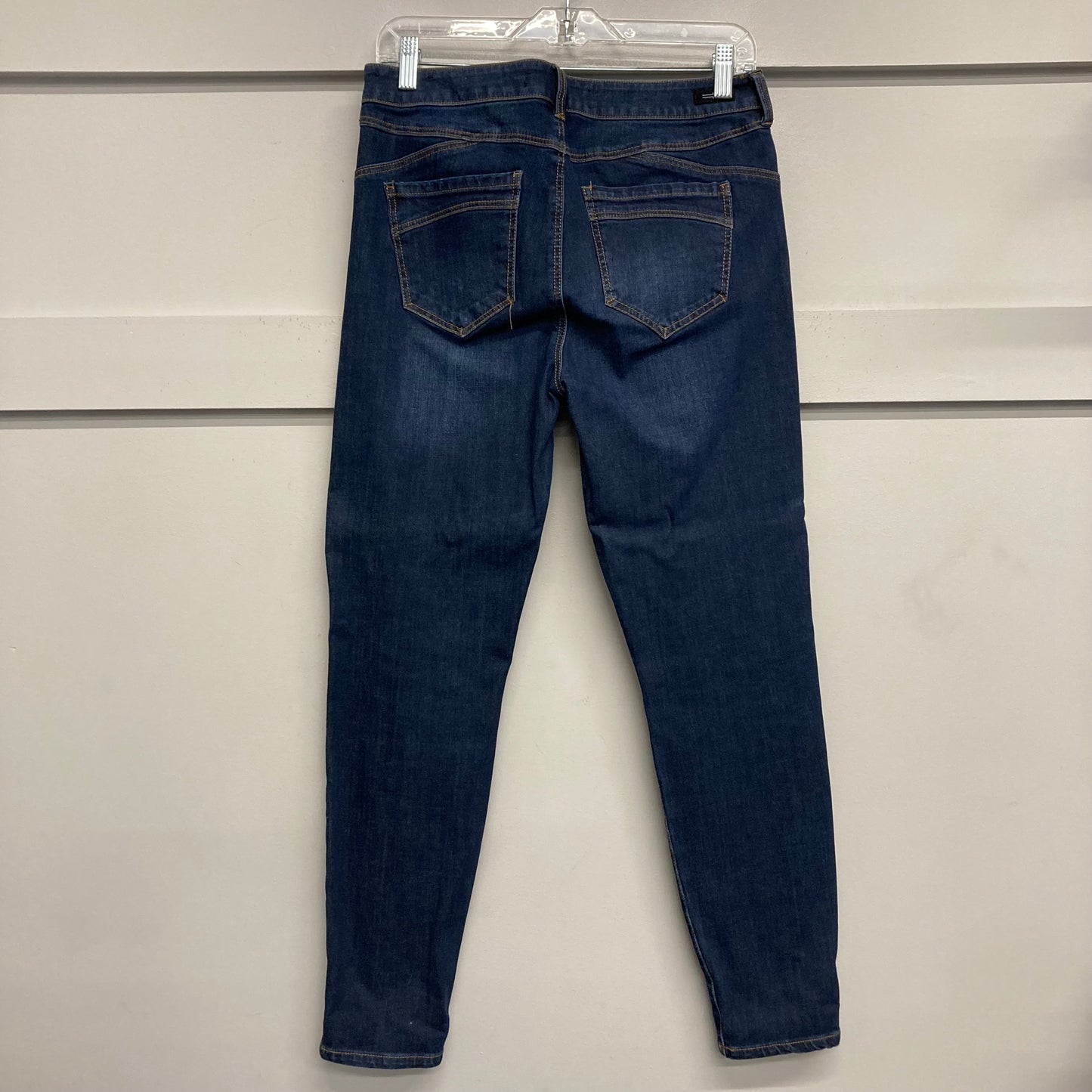 Jeans Cropped By Liverpool In Blue Denim, Size:8