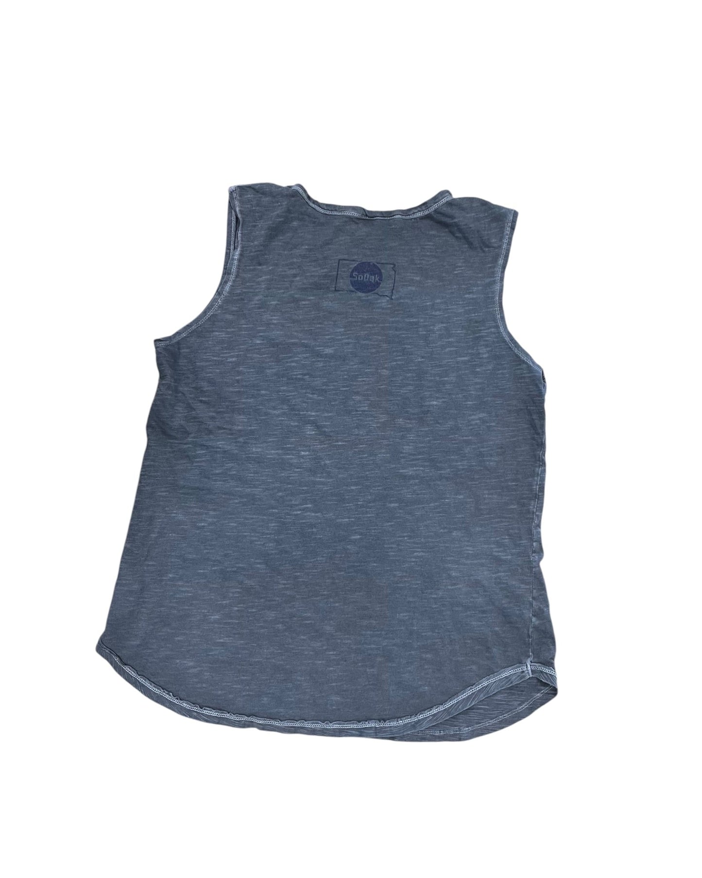 Top Sleeveless By Alternative In Grey, Size:L