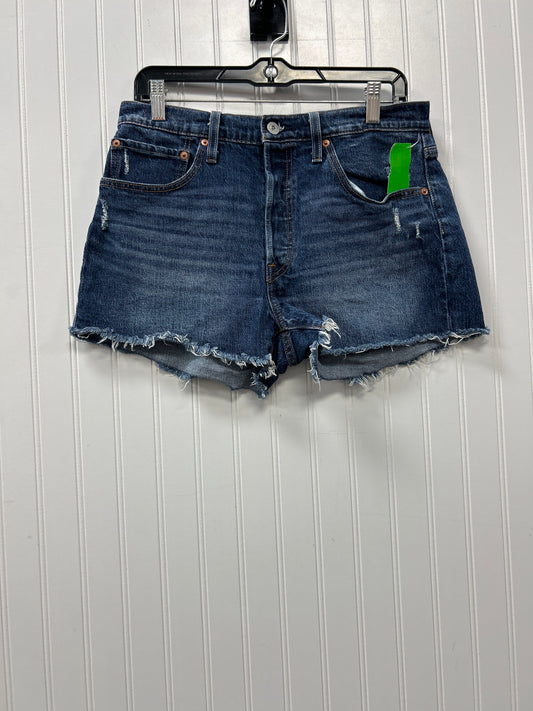 Shorts By Levis In Blue Denim, Size:8