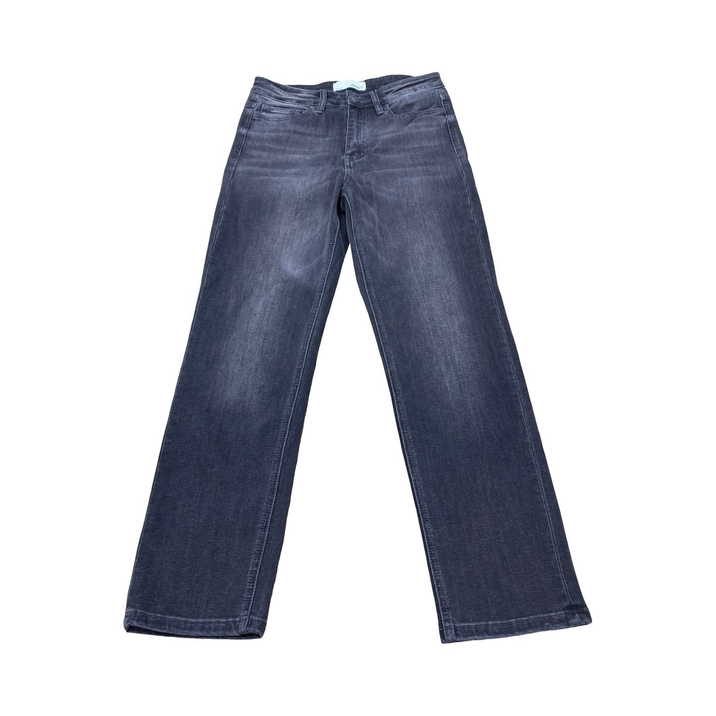 Jeans Straight By Vervet In Grey Denim, Size:4