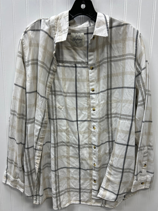 Top Ls By Jachs Girlfirend In Cream, Size:L