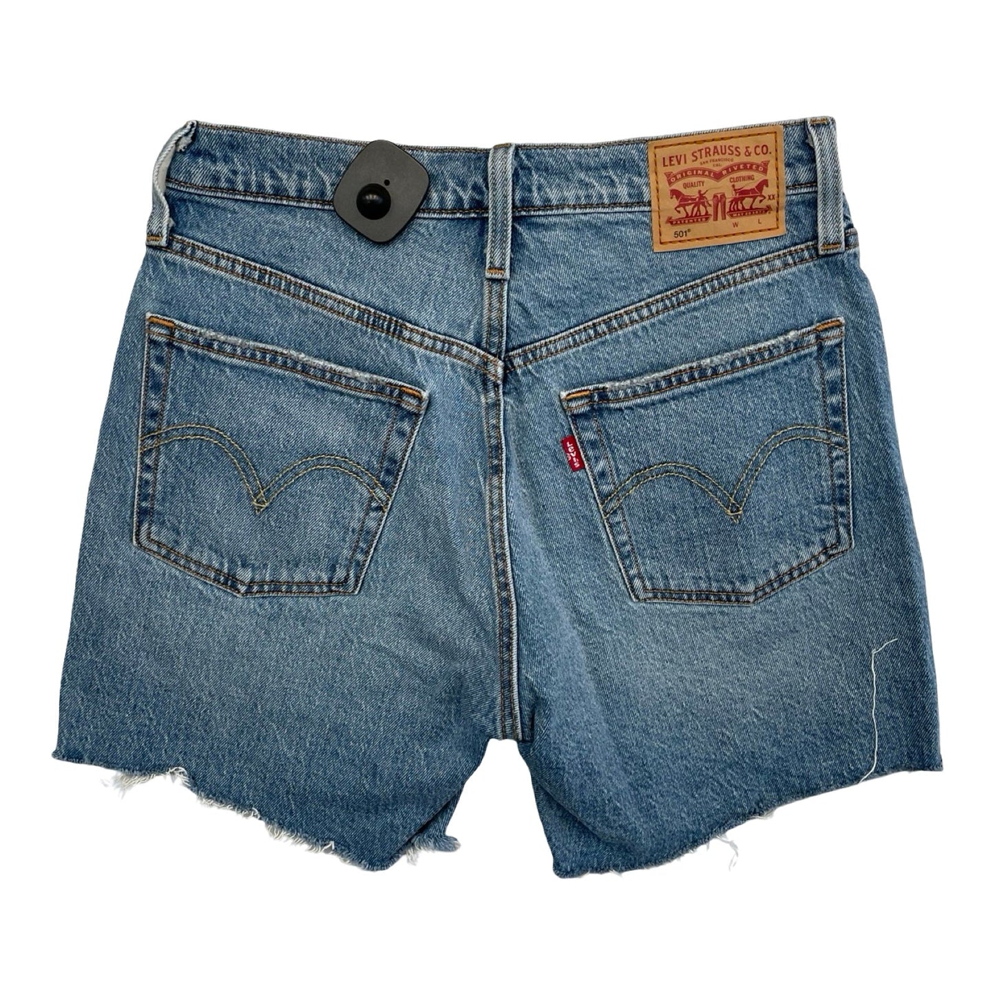 Shorts By Levis In Blue Denim, Size:2