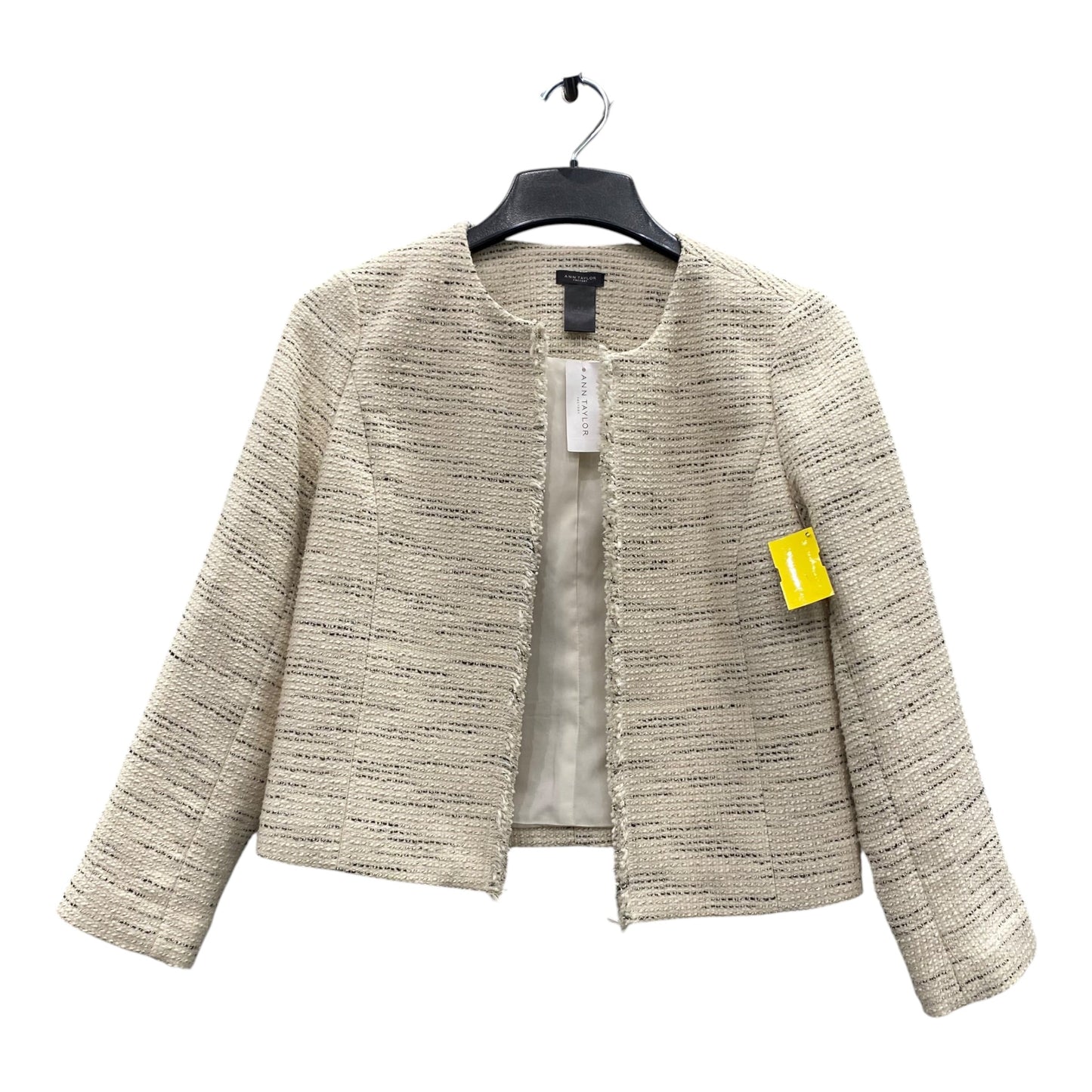 Blazer By Ann Taylor In Cream, Size:Xs