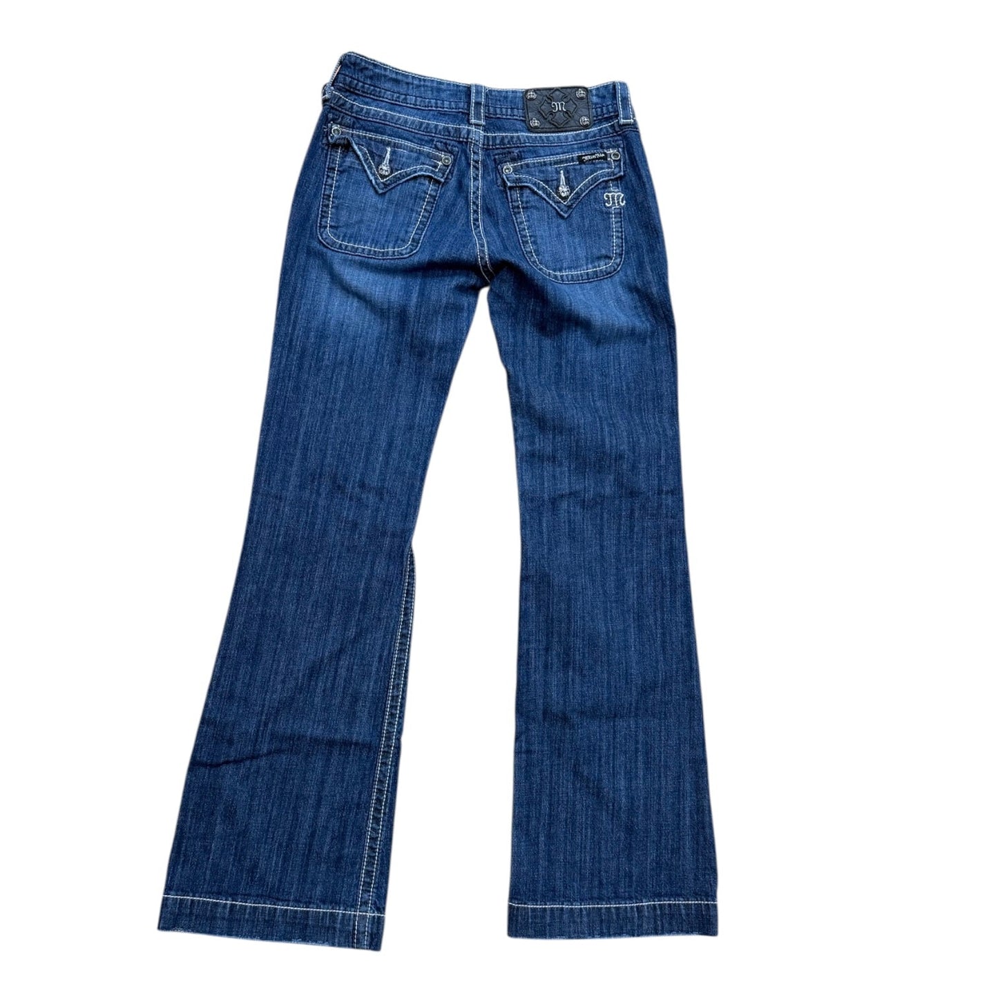 Jeans Wide Leg By Miss Me In Blue Denim, Size:8
