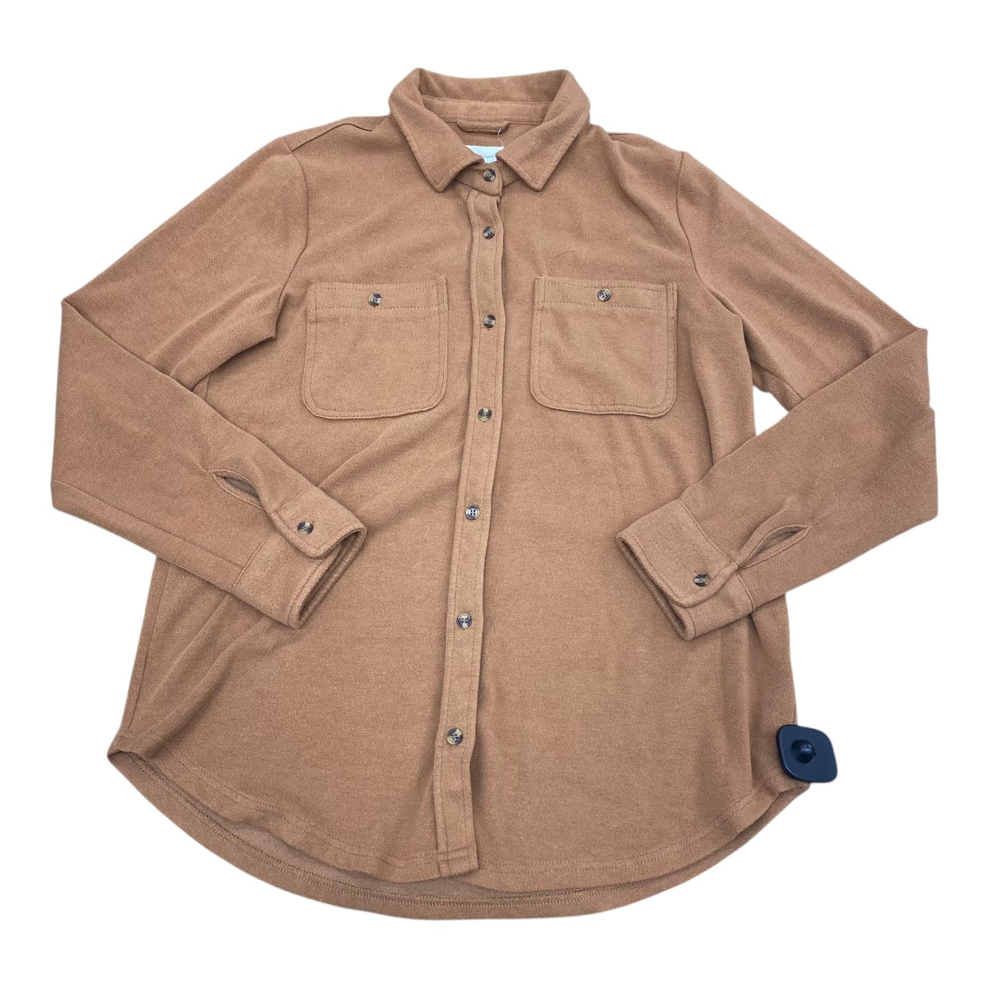 Top Ls By Thread And Supply In Brown, Size:S