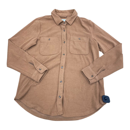 Top Ls By Thread And Supply In Brown, Size:S
