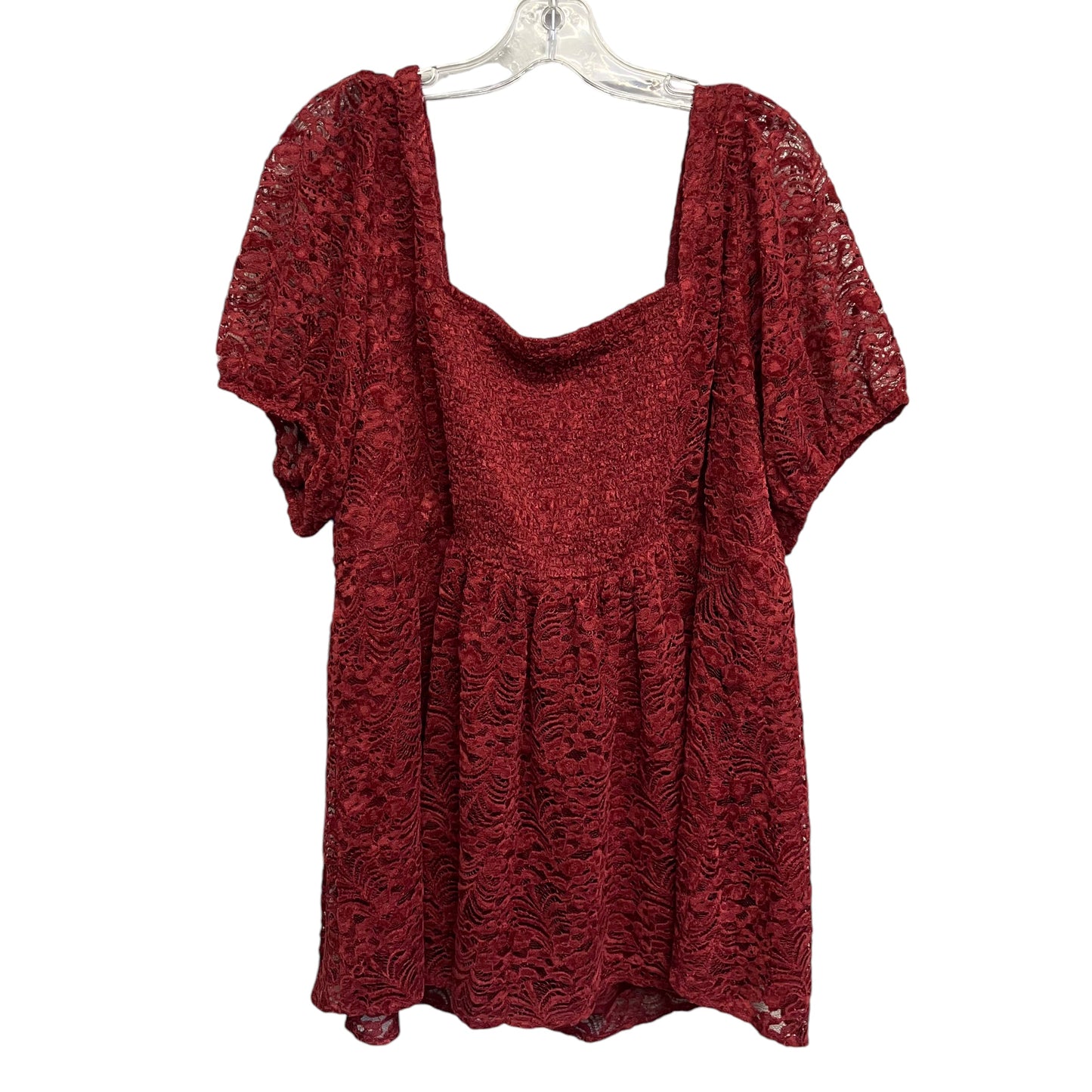 Top Ss By Torrid In Red, Size:3X