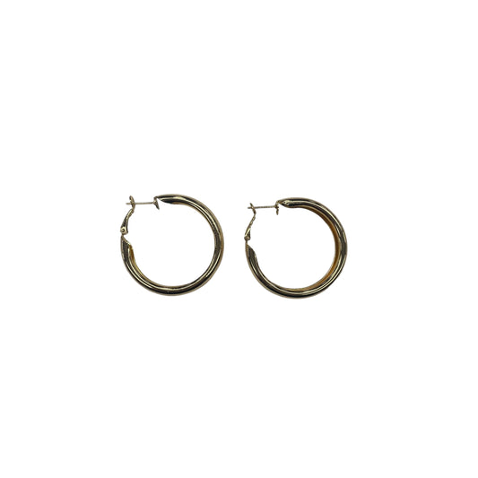 Earrings Hoop By Clothes Mentor In Gold