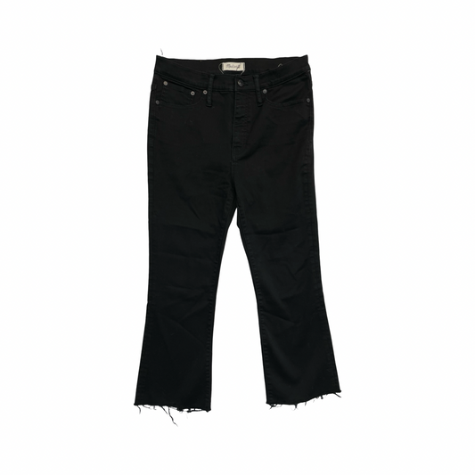 Jeans Cropped By Madewell In Black, Size:8